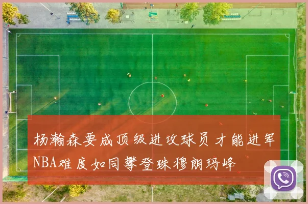 杨瀚森要成顶级进攻球员才能进军NBA难度如同攀登珠穆朗玛峰